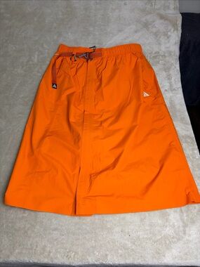 Nike ACG Morpho Storm-FIT ADV Wrap Skirt Orange S NWT